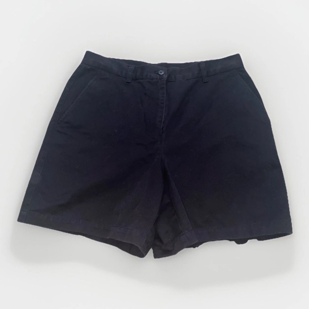 LAUREN Ralph Lauren VINTAGE Womens Shorts Size 10‎ Black Cotton 90s